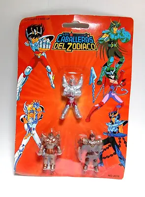 Los Caballeros Del Zodiaco Saint Seiya Mini Figures - Sealed - Set Of 3 Rare #2 • $25.52