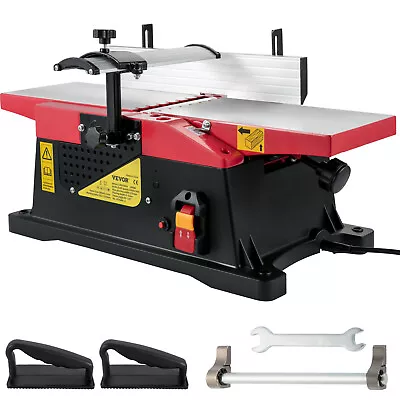 VEVOR Benchtop Jointer 6 Inch Electric Wood Planner 12000rpm 1650W W/ Pushblock • $156.99