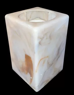 Vintage Dixie Cup Bathroom Countertop Dispenser Holder Faux Marble PRE OWNED • $5.99