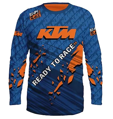 KTM Long Sleeve Handmade 3D Print Moto Fan Premium T-Shirt Unisex Gift • $55.50