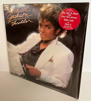 Michael Jackson THRILLER LP Original 1982 1st Pressing NO MJ CREDIT • $250