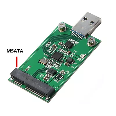 USB 3.0 MSATA Mini SATA SSD Adapter Card As USB Disk Driver • $14.99