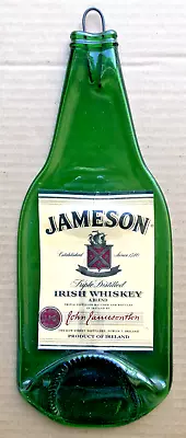 Vintage Original 1990's Jameson Irish Whiskey 'Flattened' Melted Empty Bottle • $10