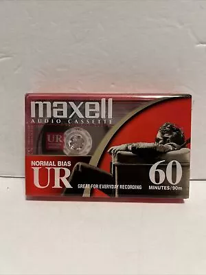 Maxwell UR 60 Minute Blank Audio Cassette Tape Normal Bias NEW SEALED • $2.95