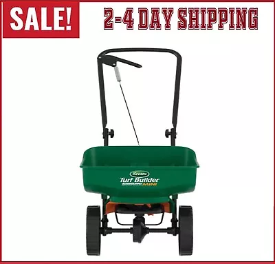 Scotts Turf Builder EdgeGuard Mini Broadcast Spreader Grass Seed Technology • $49.99