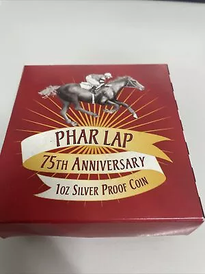 2007 Phar Lap 75th Anniversary 1oz 99.9% Silver Proof Coin - Perth Mint • $50