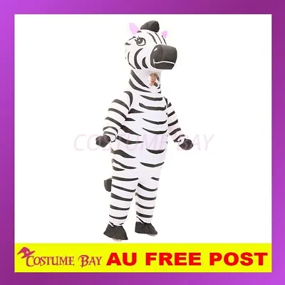 Adult Inflatable Standup Zebra Halloween Costume Party Fancy Funny Dress AU • $55.95