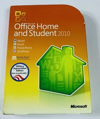 Microsoft Office 2010 Home And Student Family Pack For 3 Computers • $67