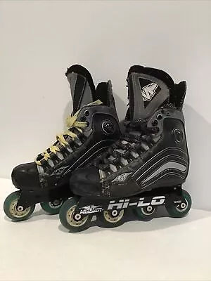 Mission Helium He550 Inline Roller Hockey Skates HiLo Rail Sz Boys/men 4D /Wmn 6 • $39.95