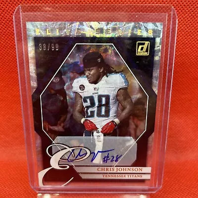 2021 Panini Donruss Chris Johnson Elite Series Auto /99 #ES-CJO • $11.95