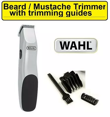 WAHL Beard Mustache Hair Trimmer Clipper Facial Hair Grooming Kit Cordless NEW • $33.45