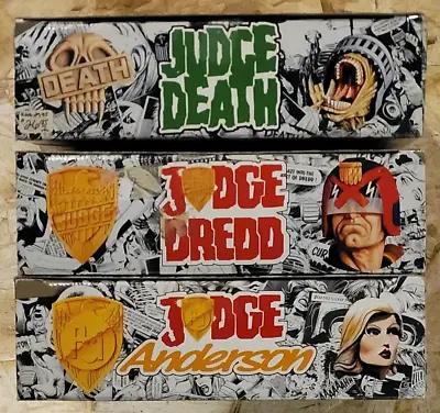 DC Comics JUDGE DREDD DEATH And ANDERSON Halcyon 3 VINYL KITS • $169