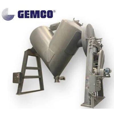 $90206 • Buy Used 150 Cubic Foot Stainless Steel GEMCO V-Cone Tumble Vacuum Rated Blender