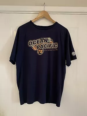 Vintage Ocean Pacific T Shirt 90s Surf Single Stitch Made In USA Size L Graphic • £41