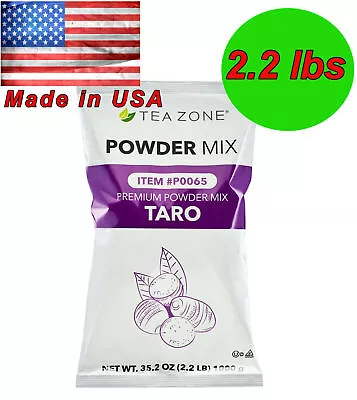 Tea Zone Taro Powder Mix For Bubble Milk Tea Smoothies 2.2lbs Made In USA • $43.99