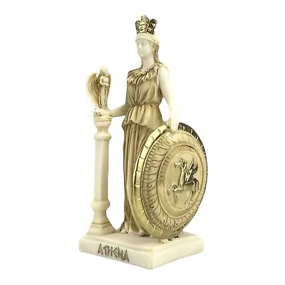 $39.90 • Buy Athena Minerva Greek Goddess Cast Marble Museum Copy Statue Sculpture