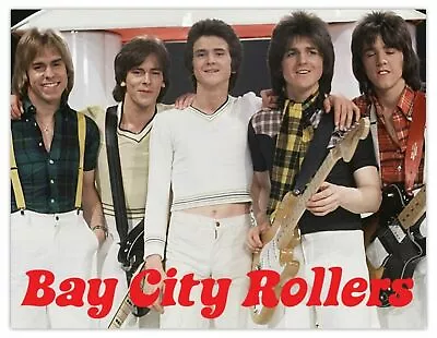 £1.50 • Buy Bay City Rollers Fridge Magnet Giant Size - Free Postage