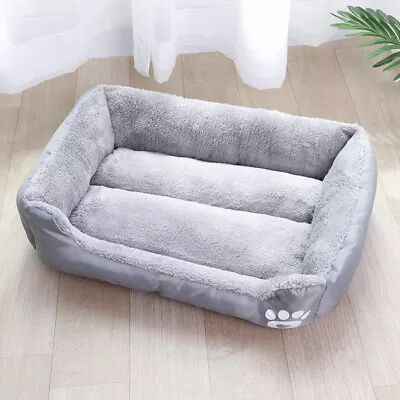 Pet Calming Bed Dog Cat Sleeping Kennel Puppy Super Soft Mat Pad Warm Nest US • $11.77