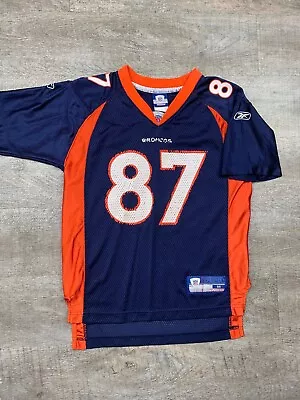 VTG Y2K 00s Denver Broncos Ed McCaffrey Jersey Kid's Sz M (10-12) NFL Football • $27.99