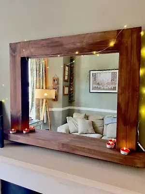 Handmade Rustic Chunky Mirror- Made To Order 😍 • £220