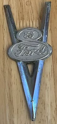 Vintage 1937 38 39 Ford 60HP Hood Side Emblem OEM FOMOCO Chrome • $54