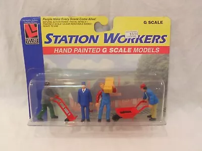 Life-Like Trains  G Scale  Station Workers 1172 • $14.99