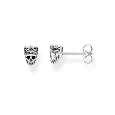 Thomas Sabo Earrings - Skull King Silver Studs • $90