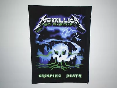 Metallica Crepping Death Printed Back Patch • $14.98