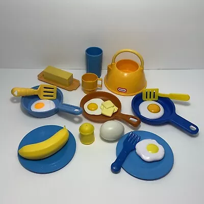 Vintage Mixed Lot Of 20 Pretend Play Dishes & Food Fisher Price Little Tikes Etc • $19.99