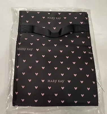Mary Kay Discover What You Love Travel Roll Up Makeup Organizer Bag Pink Hearts • $13.99