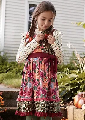 Girls Matilda Jane Choose Your Own Path Fall Bouquet Dress Size 2 NWT New In Bag • $29.50