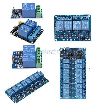 12V 1/2/4/8/16 Channel Relay Module With Optocoupler For AVR DSP ARM Arduino PIC • $0.99