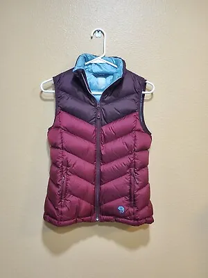 Women Mountain Hard Wear Q Shield 650 Down Quilted Puffer Vest Outdoor Sz XS • $30