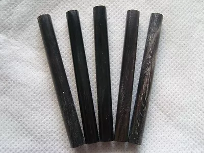 5 Black Horn Mekugi Peg For Katana Tsuka New（TSUBA-FUCHI-ITO-MENUKI-SEPPA） • $39.99