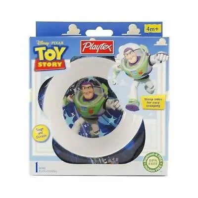 Playtex Toy Story Bowl Steep Sides For Easy Scooping Bpa Free Designs May Vary • $7.41