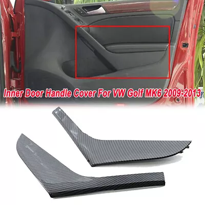 1 Pair For VW Golf MK6 2009-13 Car Interior Door Armrest Cover Trim ABS Plastic • $39.89