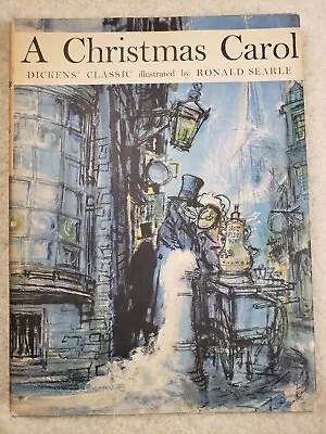 A Christmas Carol ~ C. Dickens 1961 Illustrated First Edition Great Britain ~ • $149.95