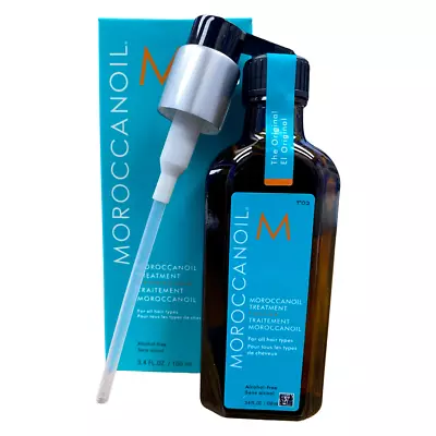Moroccanoil  Treatment Original  With Pump 3.4oz / 100ml ✅ • $29.99