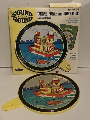 Vintage 1968 Whitman Sound A Round Talking Puzzle Tugger Tug No Book • $16.19