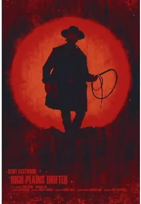 High Plains Drifter Clint Eastwood Yvan Quinet Poster Giclee Print 24x36 Mondo • $179.99