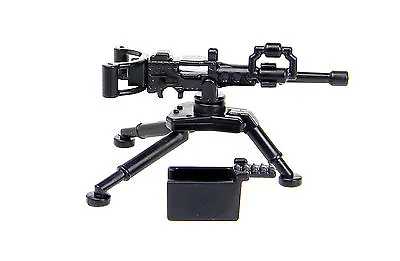 M2 Machine Gun With SM3 Tripod .50 Compatible With Toy Brick Minifigures • $3.99