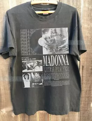 Madonna Like A Prayer Tshirt Madonna Concert Cotton Unisex Tshirt KH2711 • $20.99