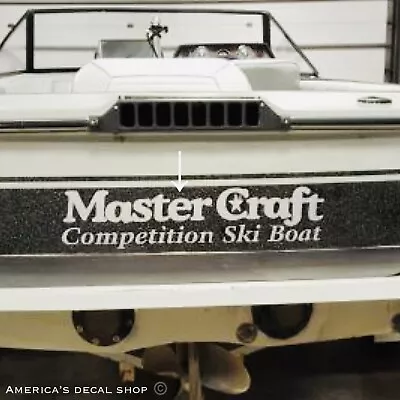 Mastercraft 1980s Competition Ski Boat Vintage Boat Yacht Decal 1PC New 40” OEM • $134.87