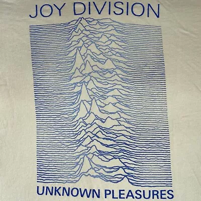 JOY DIVISION Unknown Pleasures Post Punk T-Shirt 2021 (Ladies) MED (NV) Preowned • $22.95