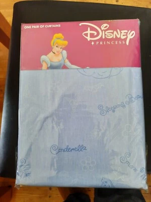 £9.39 • Buy Disney Princess 66  Wide X 72  Drop Curtains, Brand New In Packet, Free P & P