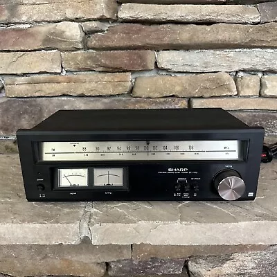 Vintage Sharp Optonica ST-1122 AM/FM Stereo Tuner Black Hifi Separate 1979 • $59.99