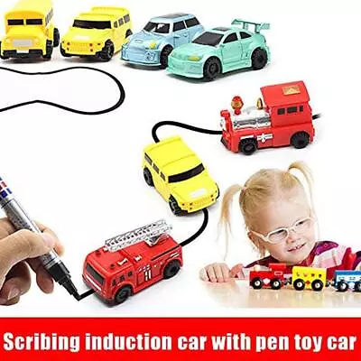 Magic Follow Any Drawn Line Pen Inductive Toy Mini Car Truck Models Kids Gift US • $9.75