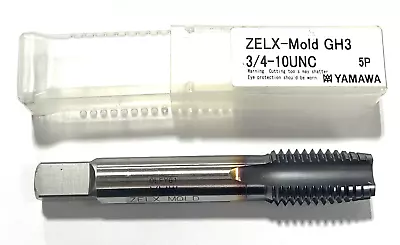 YMW 3/4 -10 Cobalt Hand Tap ZELX-Mold GH3 Plug Tap 4 Flute TiCN Coating • $76.99