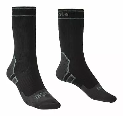 Bridgedale Stormsock Lightweight Waterproof Boot Sock 710089/845 Black NEW • $40.76