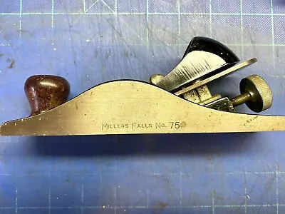 Vintage MILLERS FALLS No.75 Block Plane Made In USA • $48.95